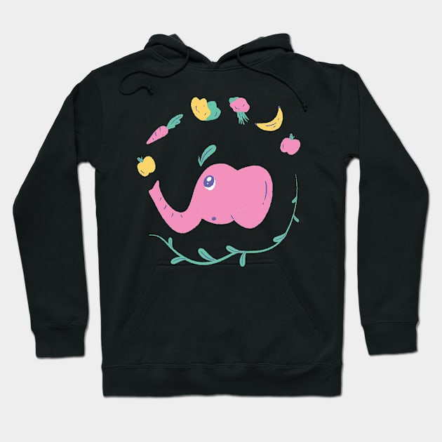 The Vegan Elephant Hoodie by Toda Loca